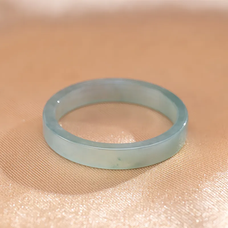 MY WORLD BEGINS AND ENDS WITH YOU Glutinous Jade Rings Unisex-4