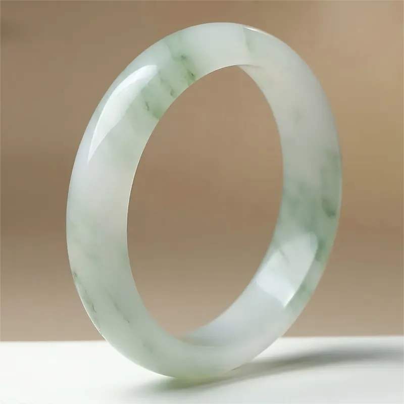 MY WORLD BEGINS AND ENDS WITH YOU Tianshan Jade Bangles Women's-4