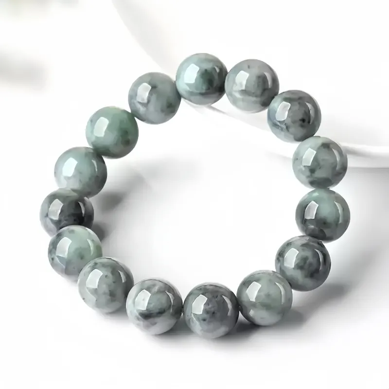 MY WORLD BEGINS AND ENDS WITH YOU Bean Type Jadeite Bracelets Unisex-3