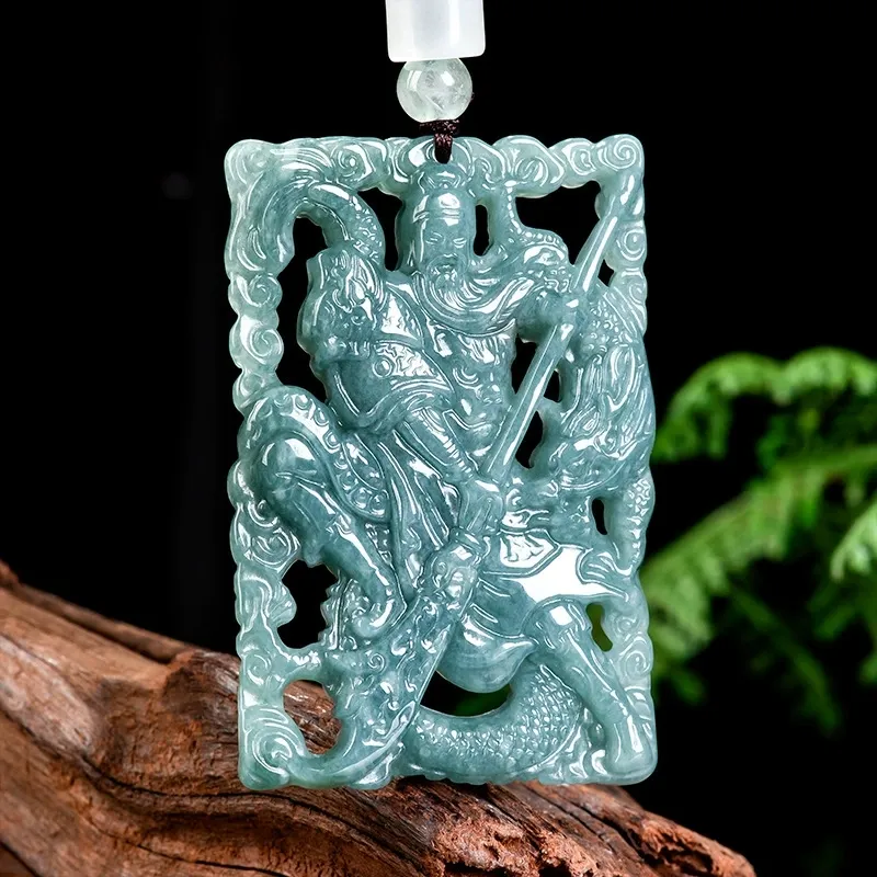 MY WORLD BEGINS AND ENDS WITH YOU Bean Type Jadeite Necklaces Unisex-1