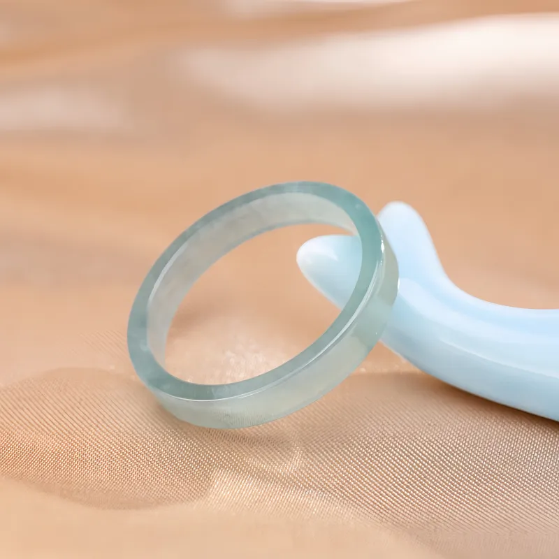 MY WORLD BEGINS AND ENDS WITH YOU Glutinous Jade Rings Unisex-5