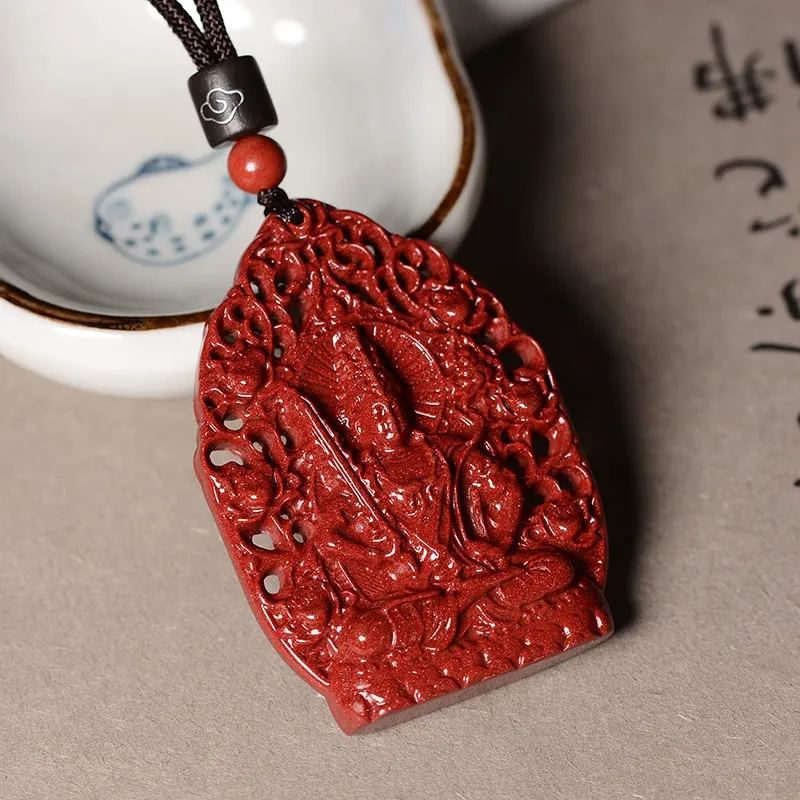 MY WORLD BEGINS AND ENDS WITH YOU Cinnabar Necklaces Unisex-4