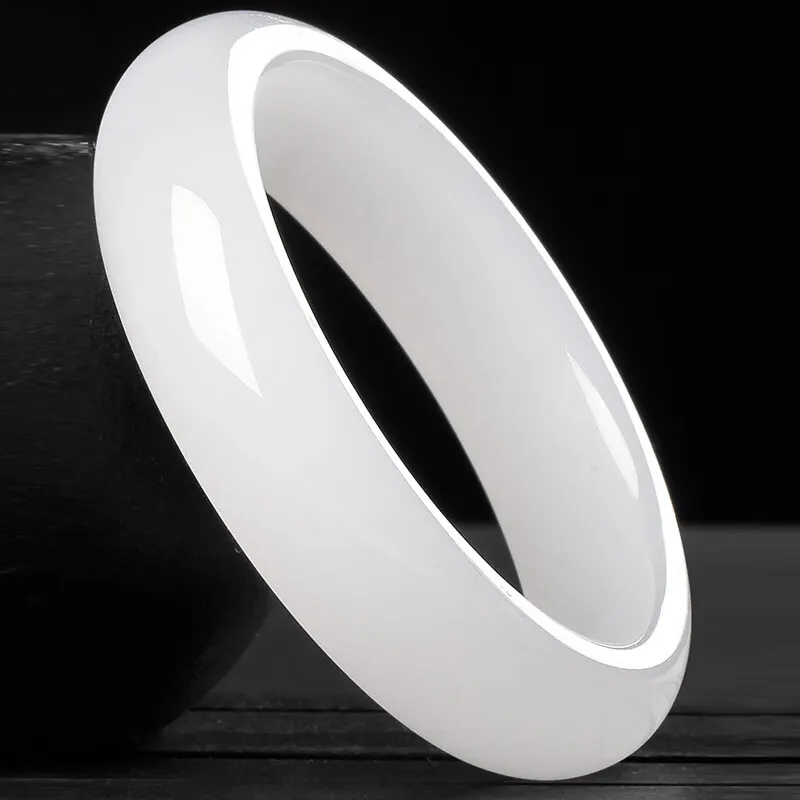 MY WORLD BEGINS AND ENDS WITH YOU Golden Silk Jade Bangles Women's-2