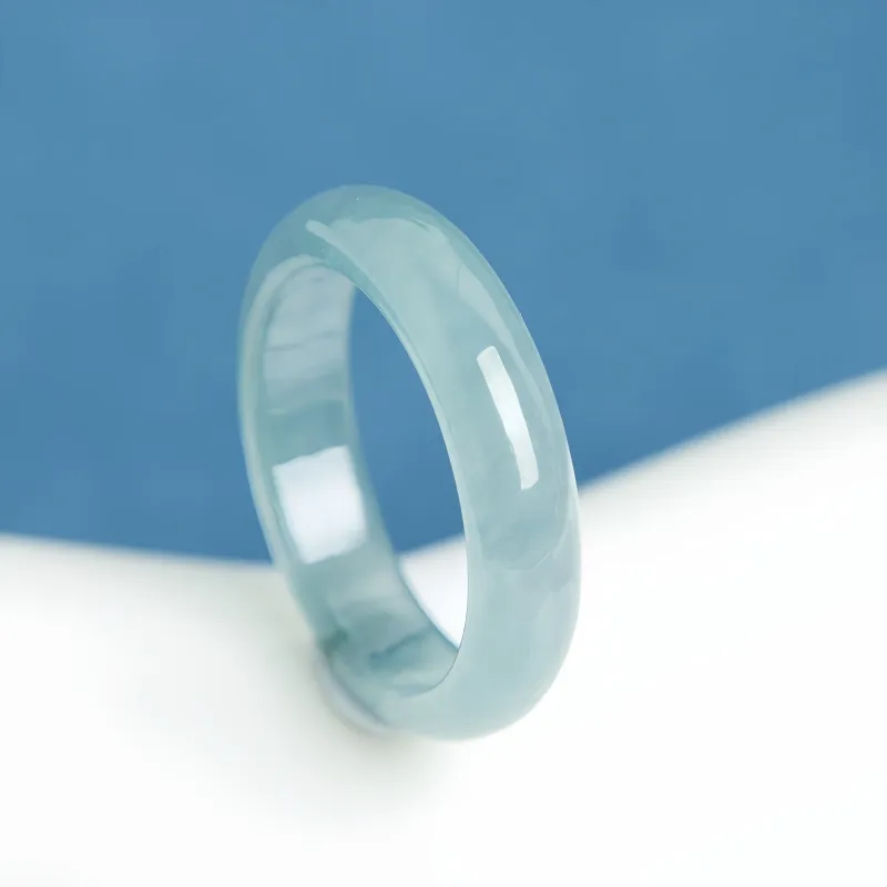MY WORLD BEGINS AND ENDS WITH YOU Glutinous Jade Rings Unisex-4