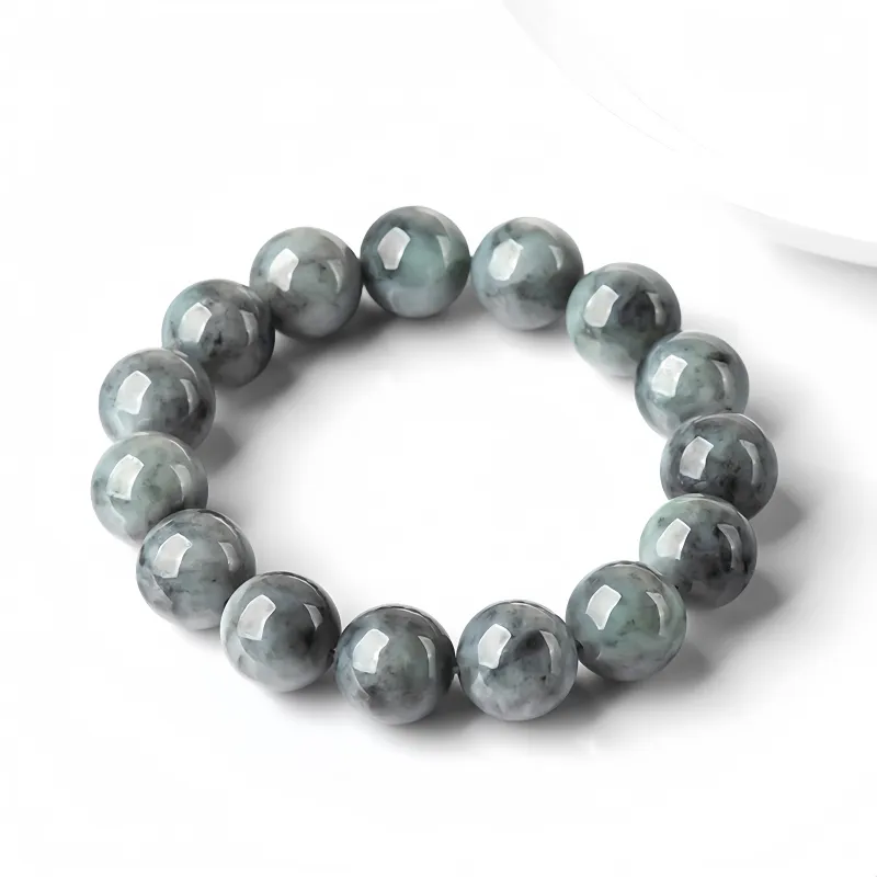 MY WORLD BEGINS AND ENDS WITH YOU Bean Type Jadeite Bracelets Unisex-2