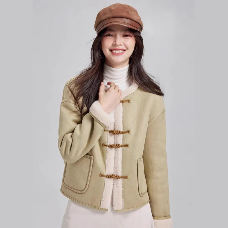 Kele Coco Fur Women's Crystal Green-4