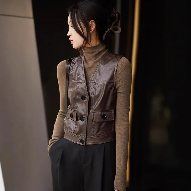 Kele Coco Leather Jacket Women's-3