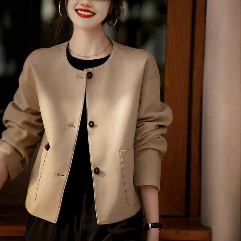 Kele Coco Leather Jacket Women's-4