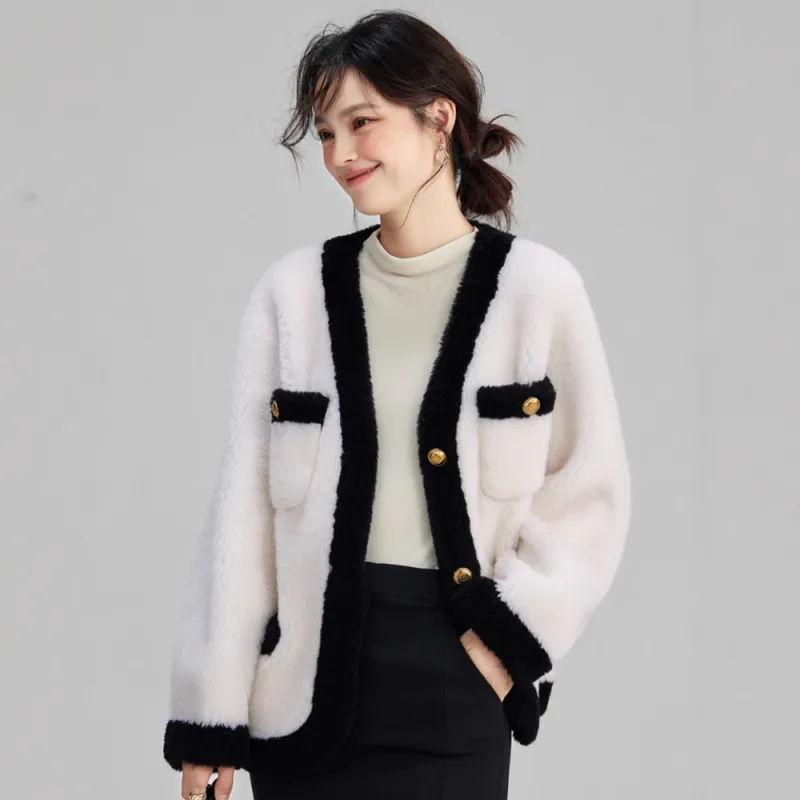 Kele Coco Furs Women's Ecru-2