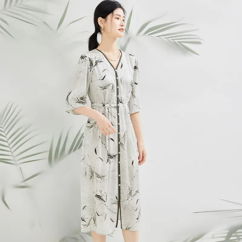 Kele Coco Short Sleeved Dress Women's Asphalt Gray-4