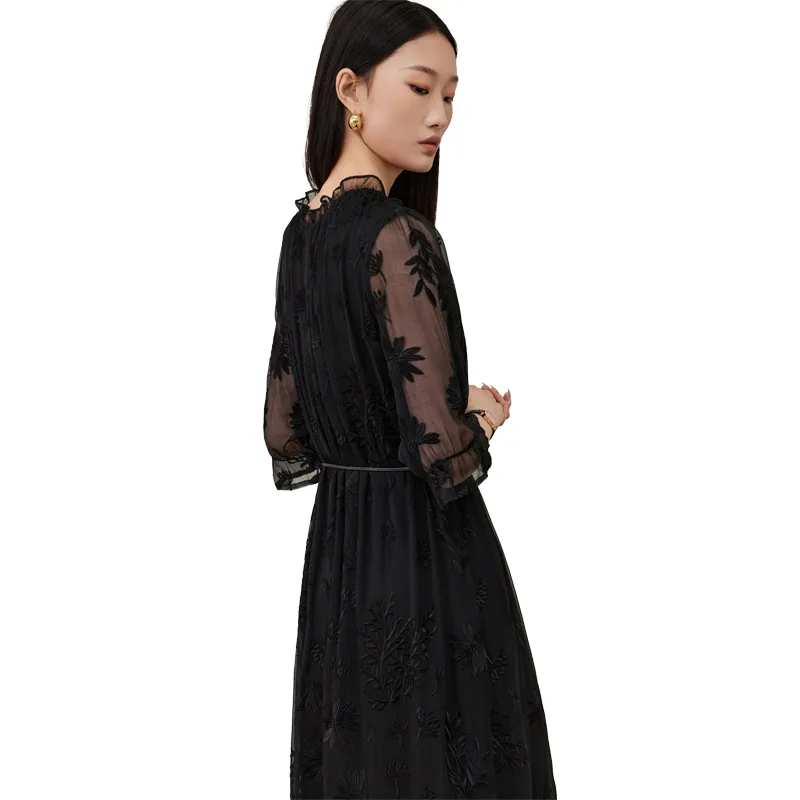 Kele Coco Short Sleeved Dress Women's Black-1