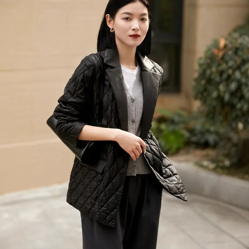 Kele Coco Leather Jacket Women's-7