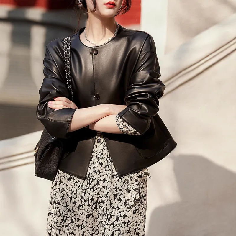 Kele Coco Leather Jacket Women's-9