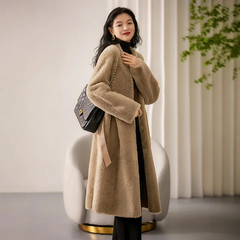 Kele Coco Fur Women's Light Camel-3