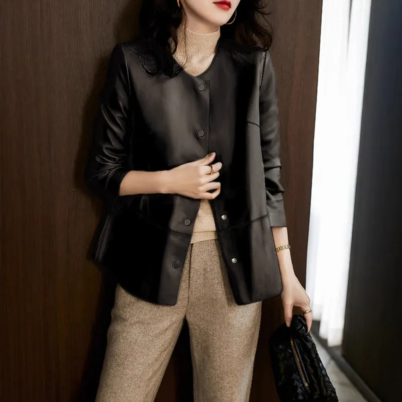 Kele Coco Leather Jacket Women's-9