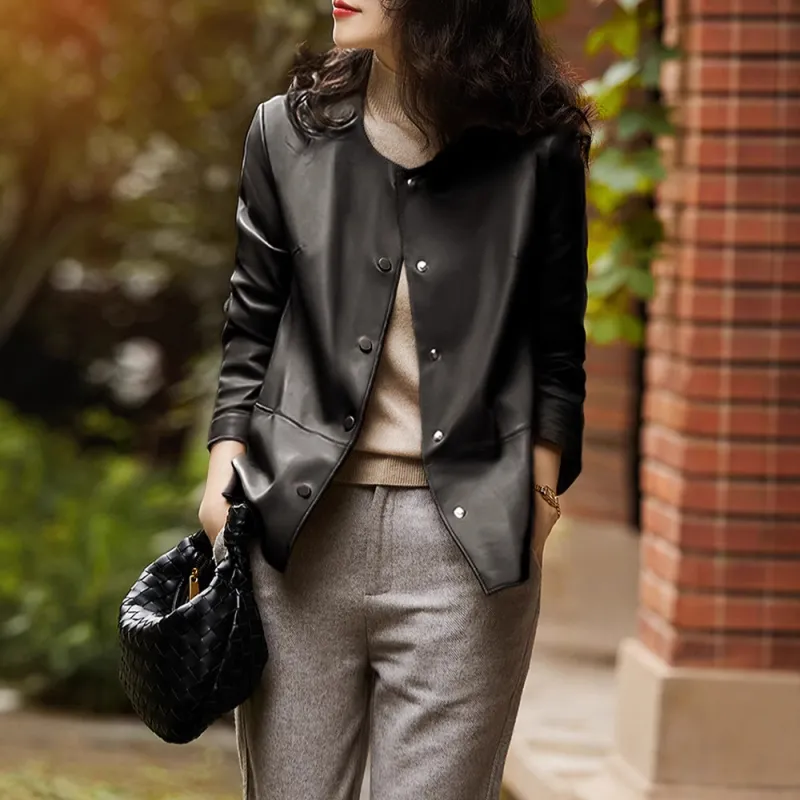 Kele Coco Leather Jacket Women's-10
