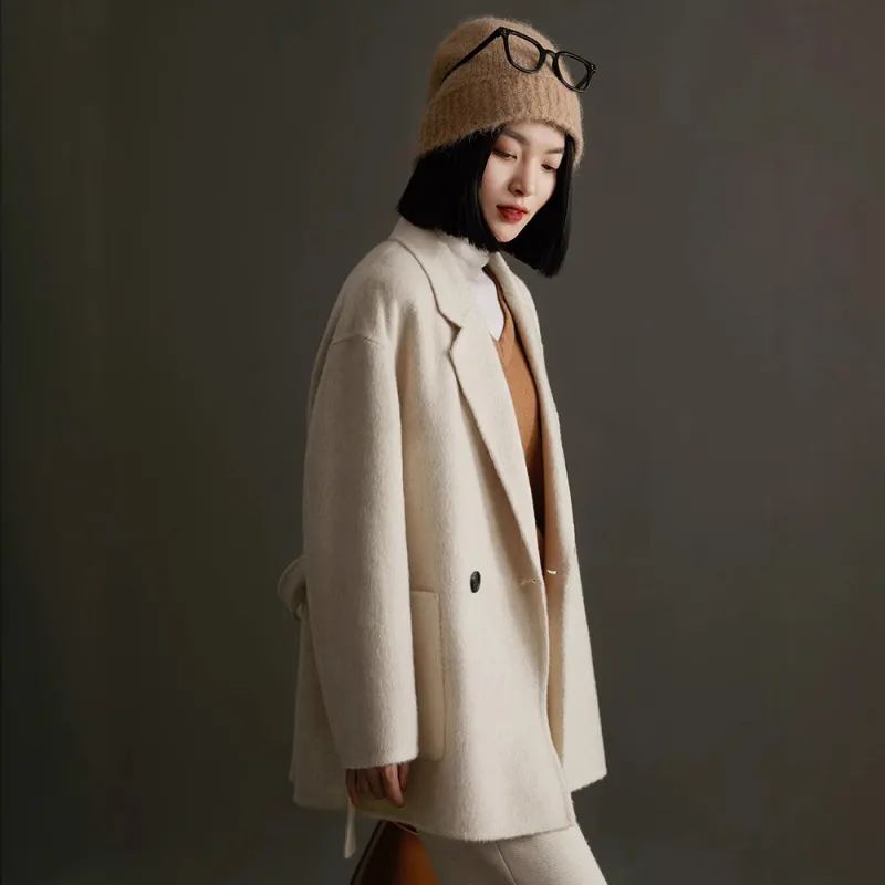 Kele Coco Coats Women's Ecru-3