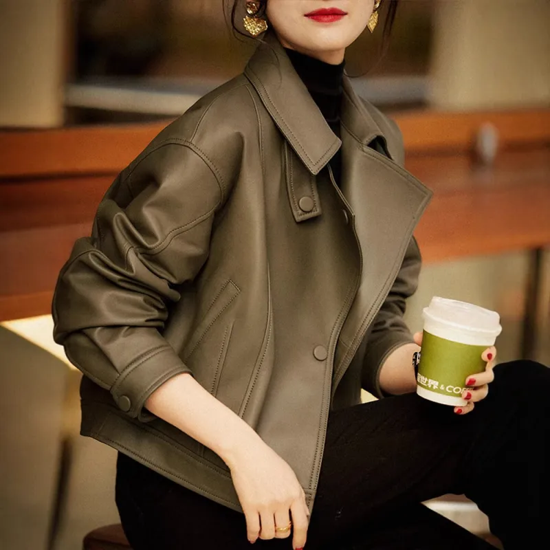 Kele Coco Leather Jacket Women's-4