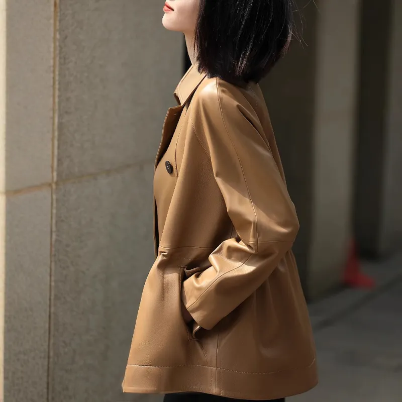 Kele Coco Leather Jacket Women's-5