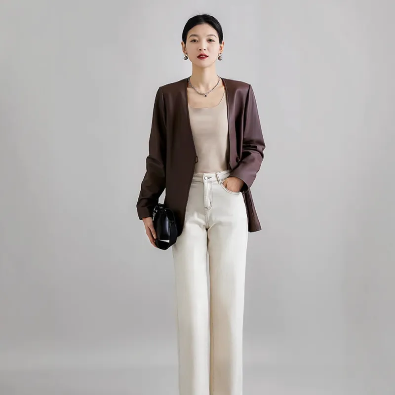 Kele Coco Leather Jacket Women's-10