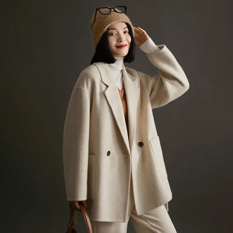 Kele Coco Coats Women's Ecru-2