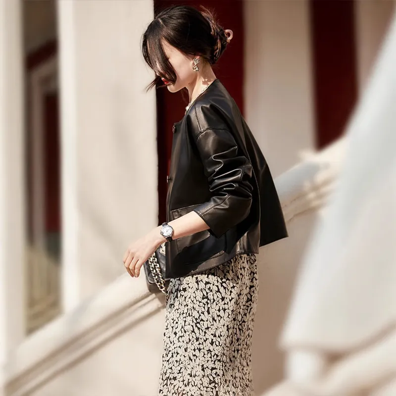 Kele Coco Leather Jacket Women's-10