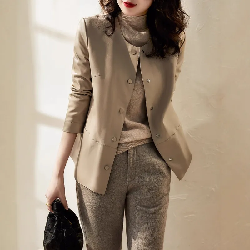Kele Coco Leather Jacket Women's-3