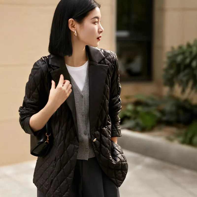 Kele Coco Leather Jacket Women's-8