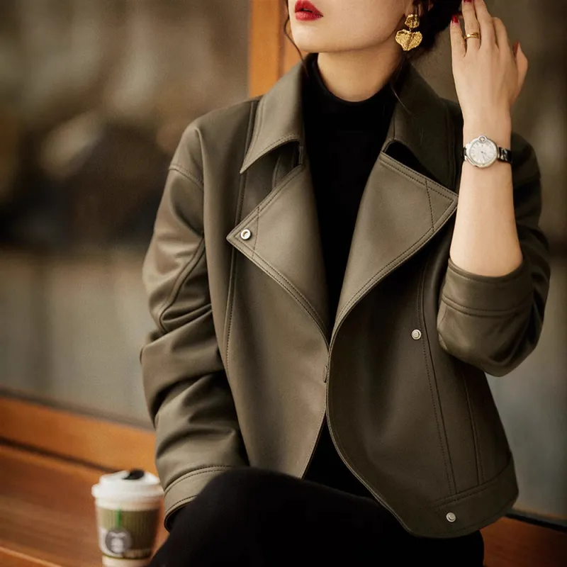 Kele Coco Leather Jacket Women's-6