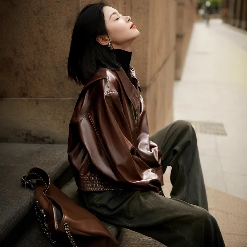 Kele Coco Genuine Leather Jacket Women's-3