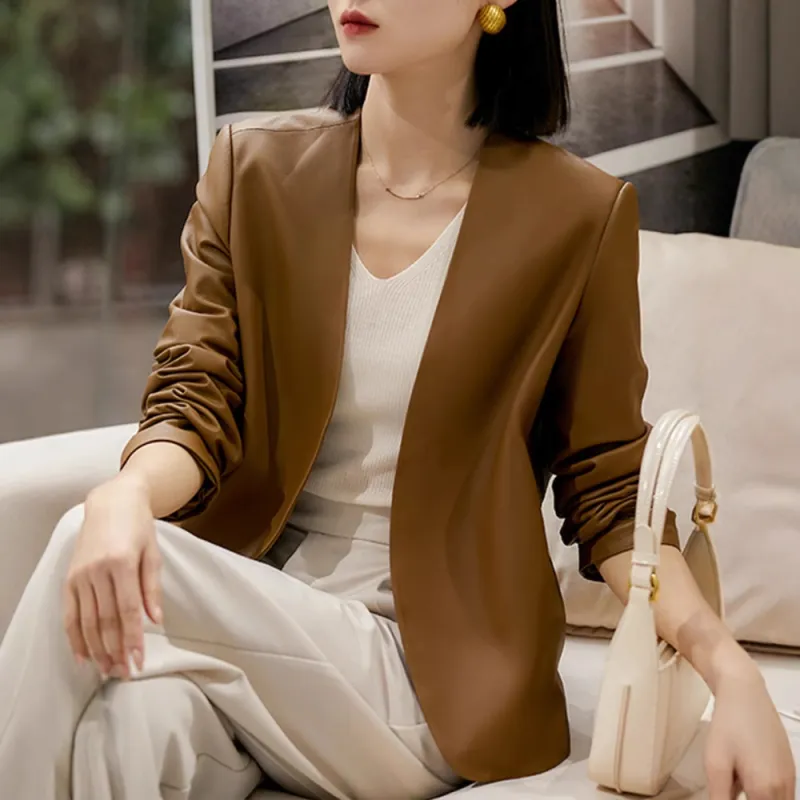 Kele Coco Leather Jacket Women's-13