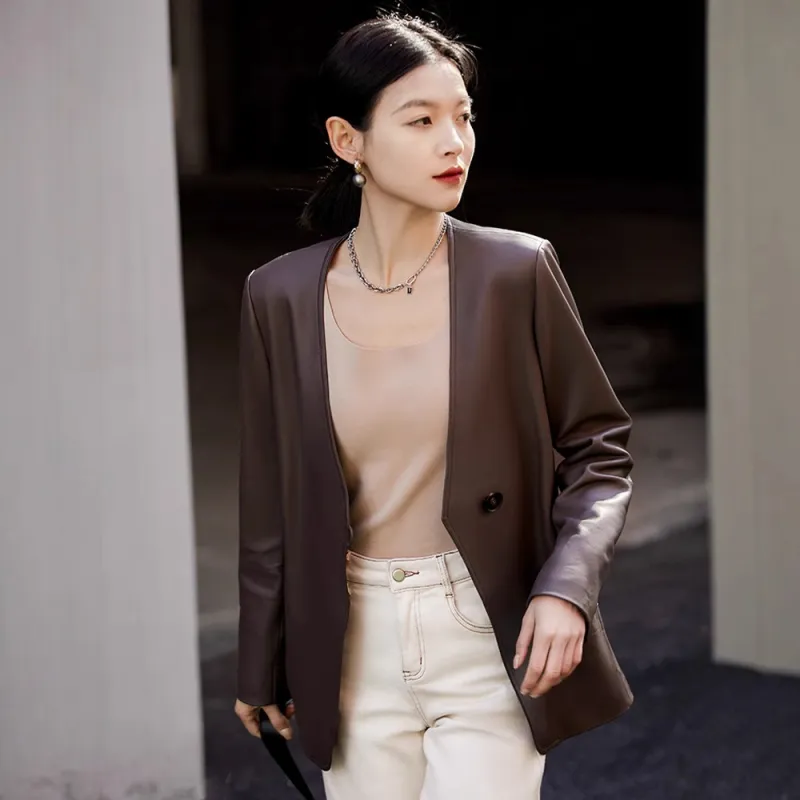 Kele Coco Leather Jacket Women's-6
