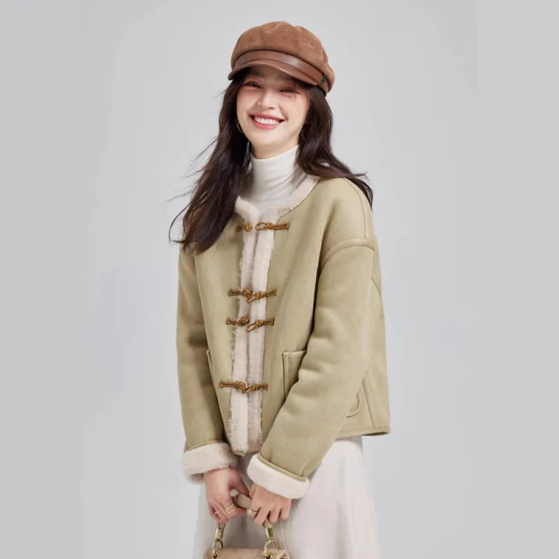 Kele Coco Fur Women's Crystal Green-3