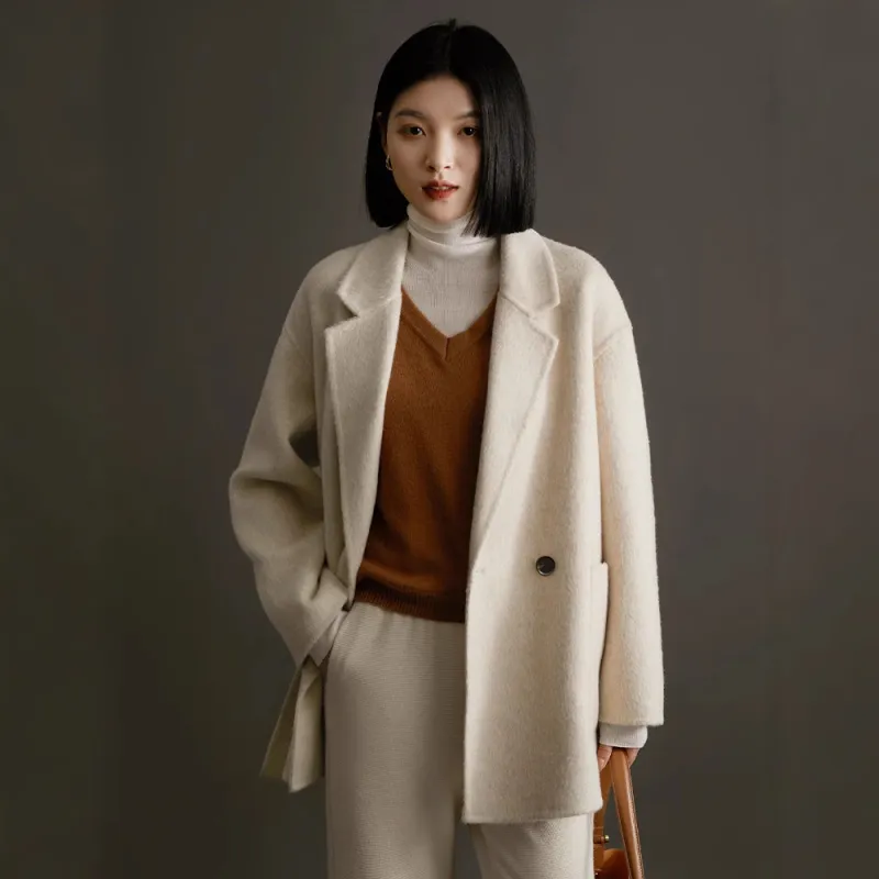 Kele Coco Coats Women's Ecru-4