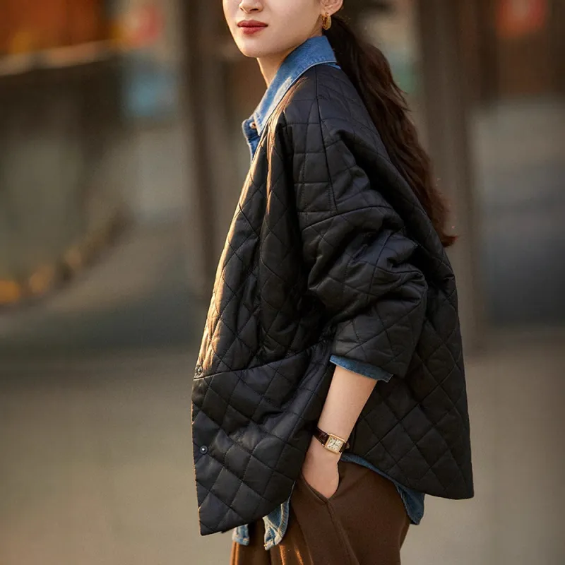 Kele Coco Leather Jacket Women's Black-5