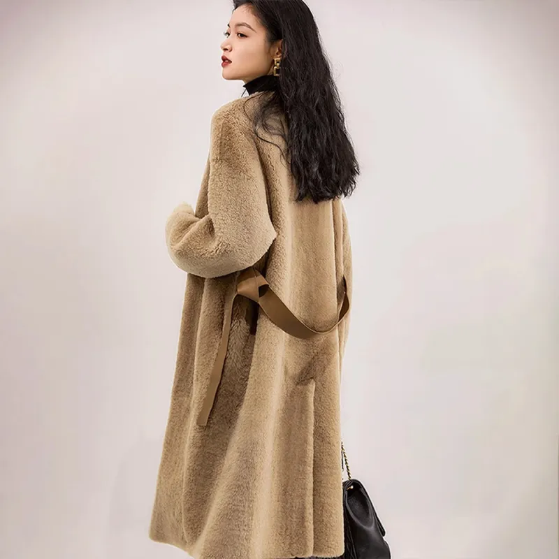 Kele Coco Fur Women's Light Camel-4