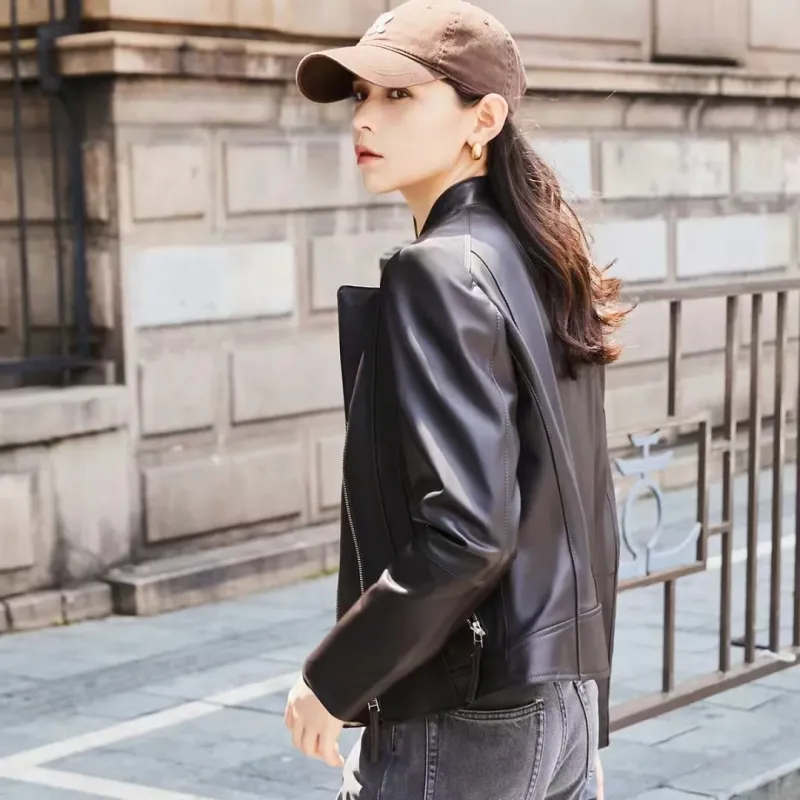 Kele Coco Leather Jacket Women's-5
