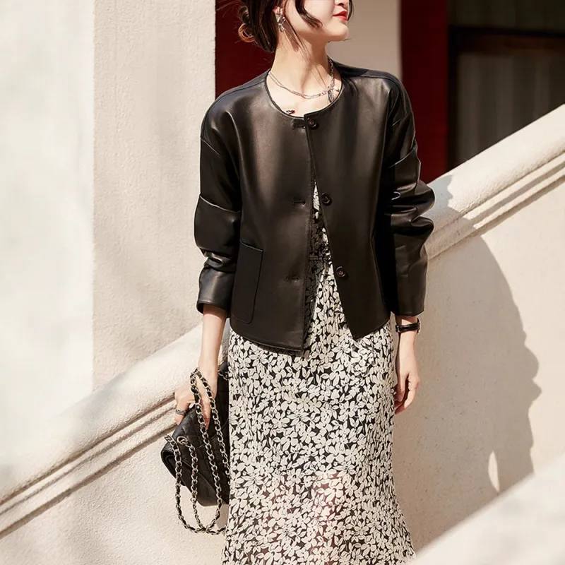 Kele Coco Leather Jacket Women's-11