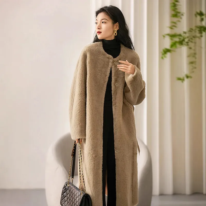 Kele Coco Fur Women's Light Camel-2