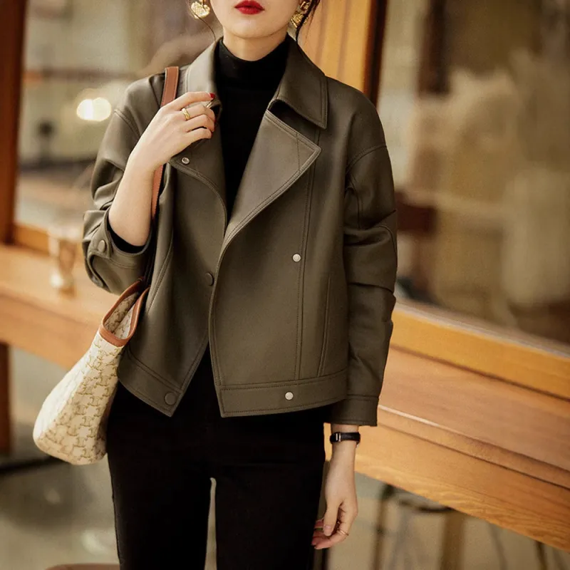 Kele Coco Leather Jacket Women's-5