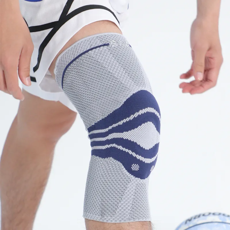 SKG Knee Pads Polyester Polyamide Elastane Running Men's-7