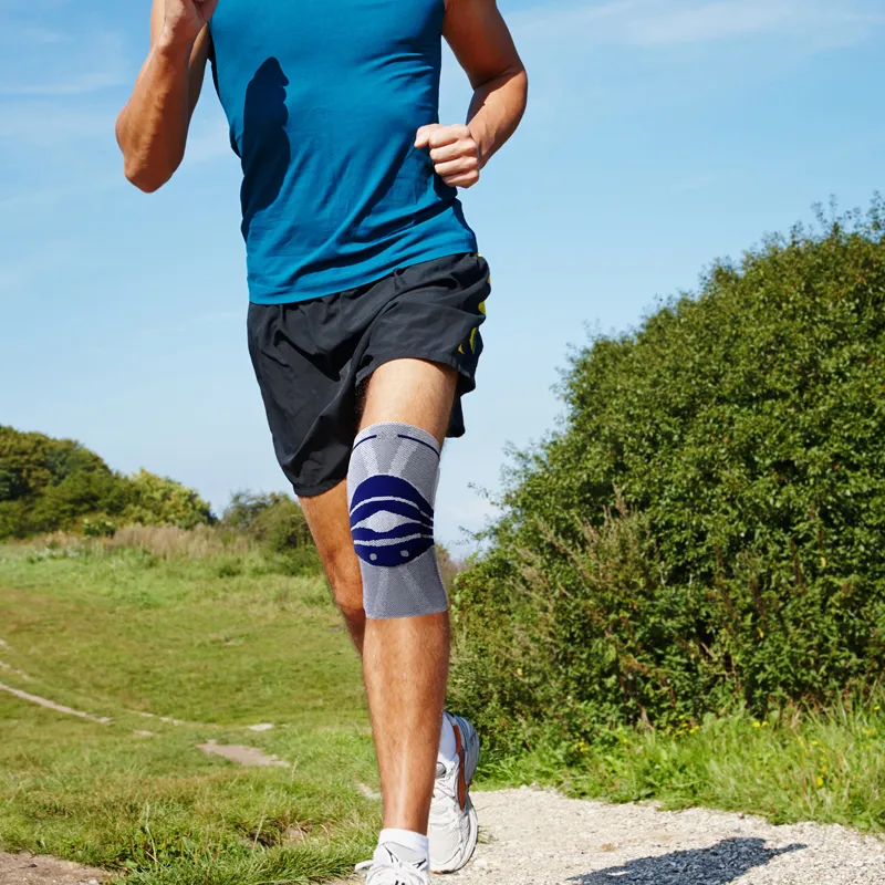 SKG Knee Pads Polyester Polyamide Elastane Running Men's-6
