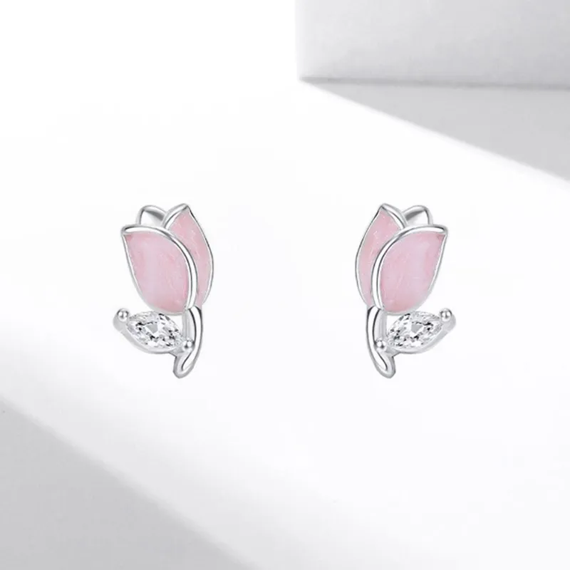 SECU 999 Fine Silver Stud Earrings Women's-6