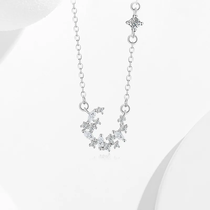 SECU S925 Silver Necklaces Women's-4