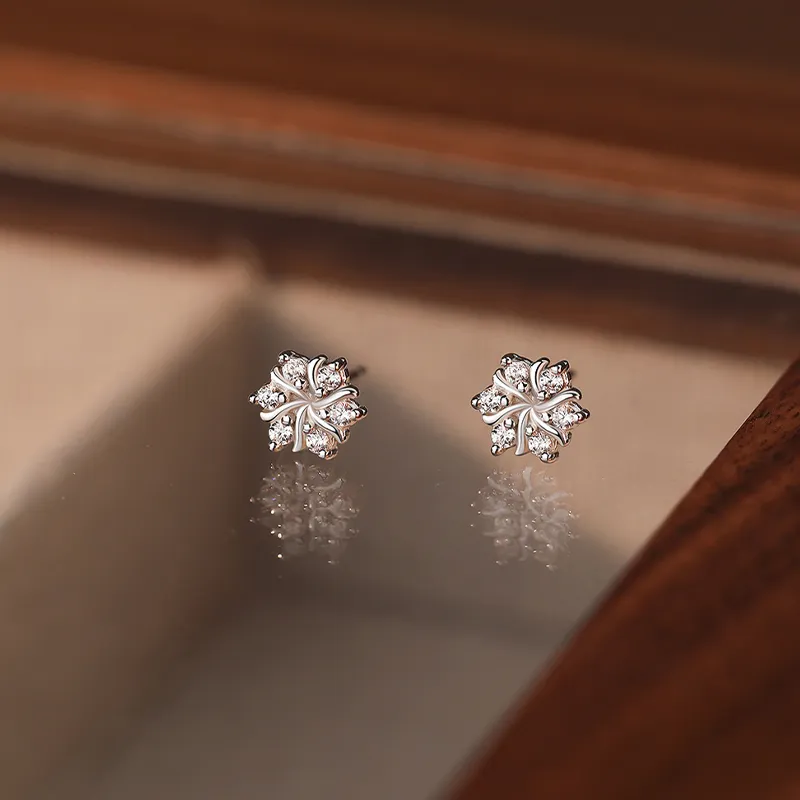SECU Sterling Silver Stud Earrings Women's-4
