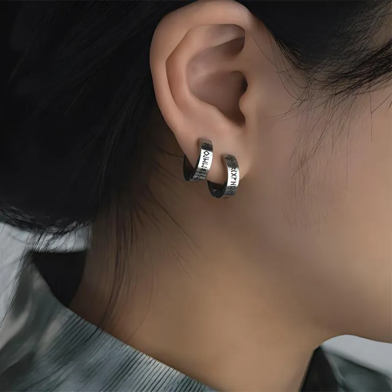 SECU Everyday Commute Students Stud Earrings Unisex-4