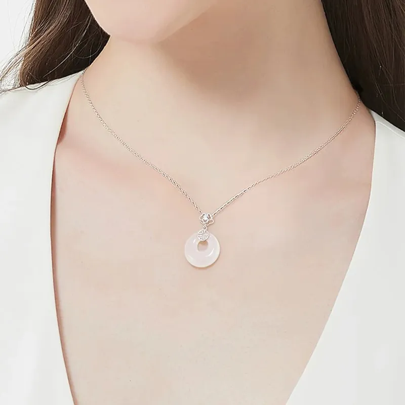 SECU S925 Silver Necklaces Women's-2