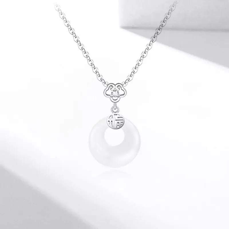 SECU S925 Silver Necklaces Women's-3