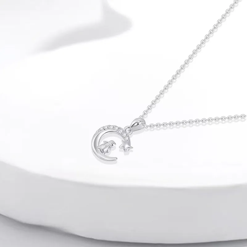 SECU Sterling Silver Necklaces Women's-3