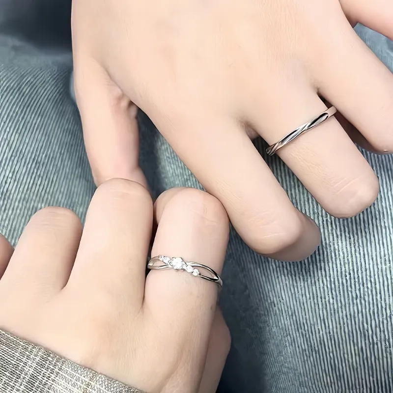 SECU Sterling Silver Rings Unisex-2